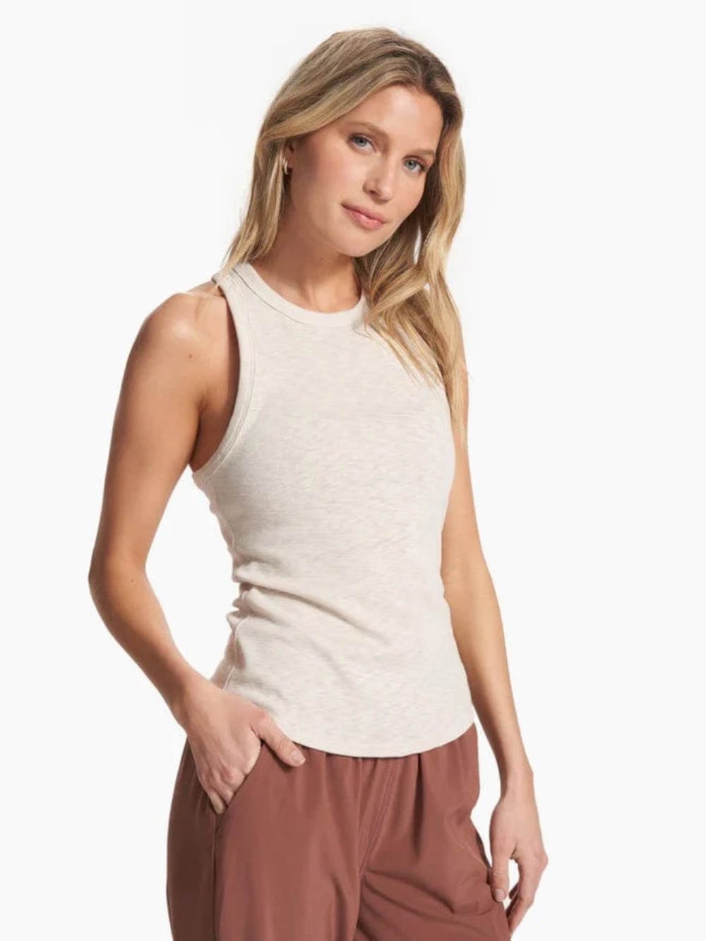 Vuori sunrise high neck tank top M